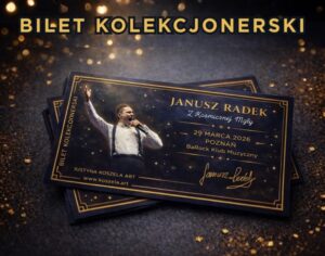 Bilet kolekcjonerski - pamiątka z koncertu (Poznań, 29.03.2026)